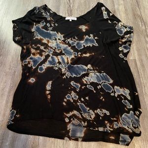 Daydreamer LA Flowy Black Tee Size S